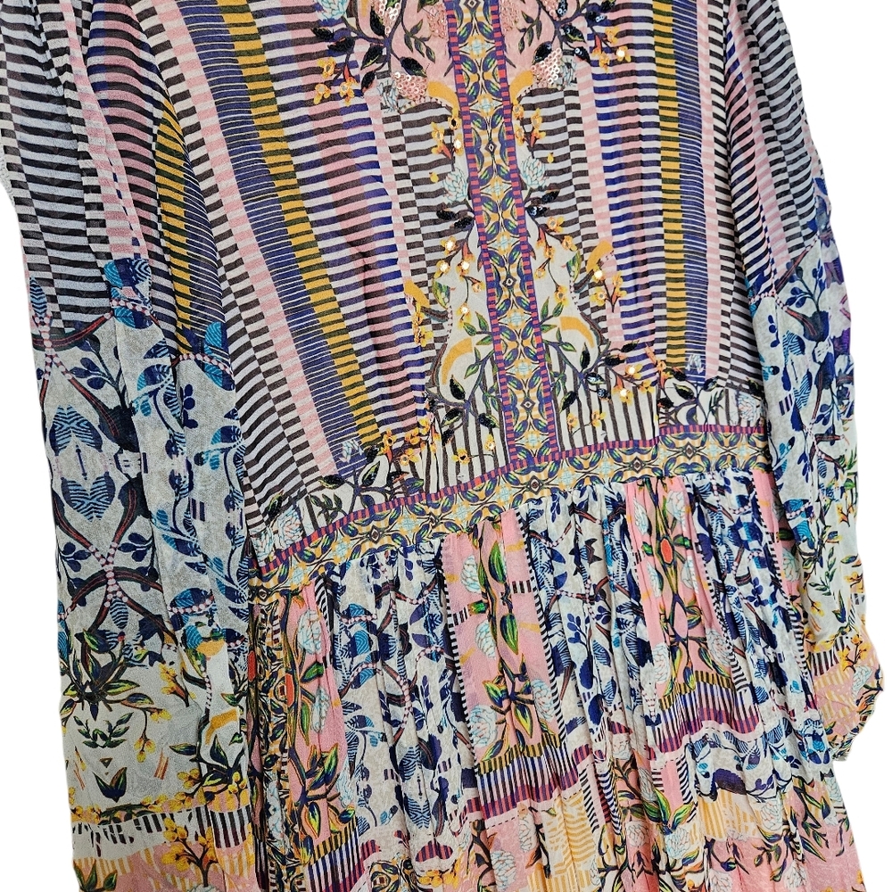 Bhanuni By Jyoti Anastasia Bohemian Floral Maxi Dress - Anthropologie - Picture 5 of 6